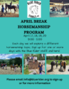 April Break Horsemanship Program